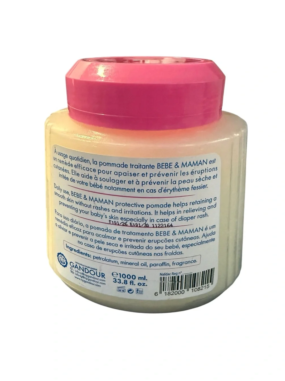 Bebe & Maman Petroleum Jelly 1000ml/33.8oz